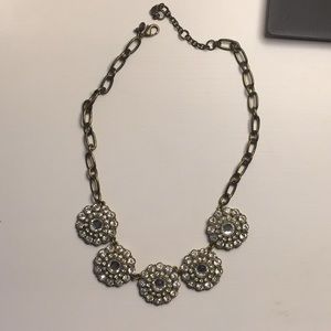 J. Crew adjustable Crystal necklace